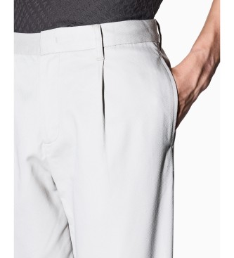 Armani Exchange Pantaln Chino Funcional blanco roto