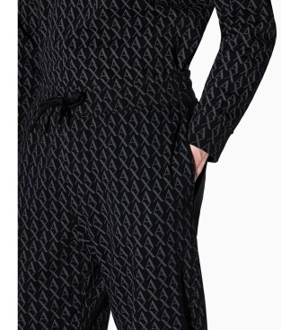 A|X Armani Exchange Joggerbroek Allover zwart
