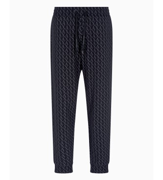 A|X Armani Exchange Joggerbroek Allover zwart