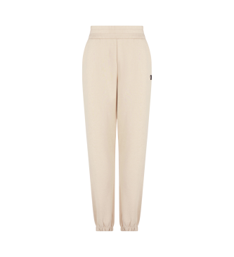 Armani Exchange Pantalon jogger rgulier blanc cru