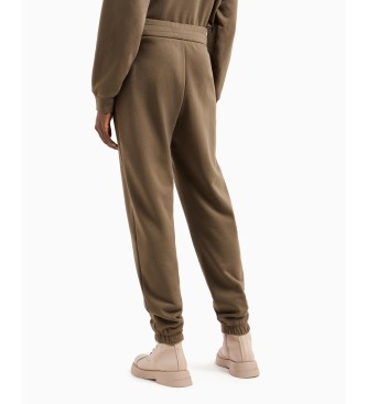 Armani Exchange Calas jogger regulares castanhas