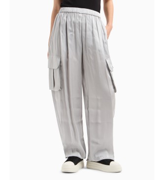 Armani Exchange Pantaln cargo gris