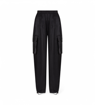 Armani Exchange Black cargo trousers