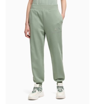 Armani Exchange Pantalon jogger vert