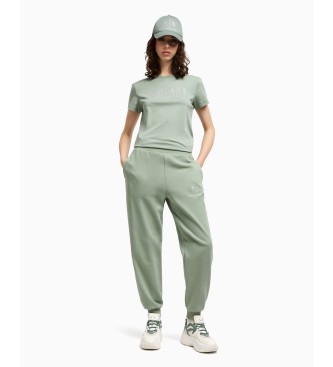 Armani Exchange Pantalon jogger vert