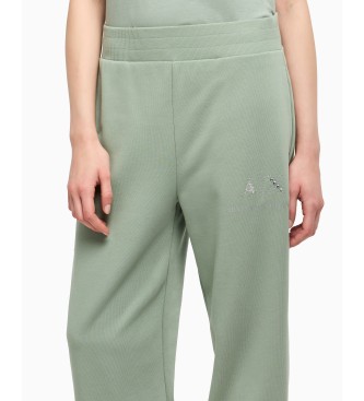 Armani Exchange Pantalon jogger vert