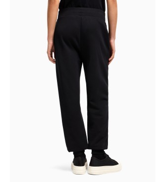 Armani Exchange Calas Jogger com punho preto