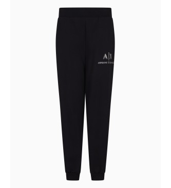 Armani Exchange Calas Jogger com punho preto