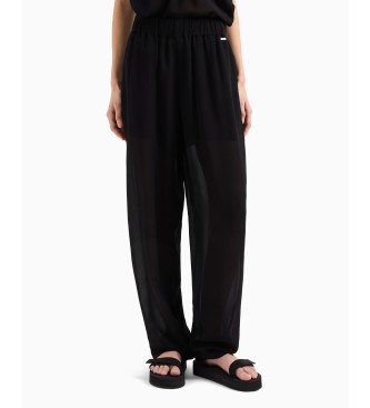 Armani Exchange Calas com logtipo preto