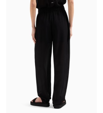 Armani Exchange Calas com logtipo preto
