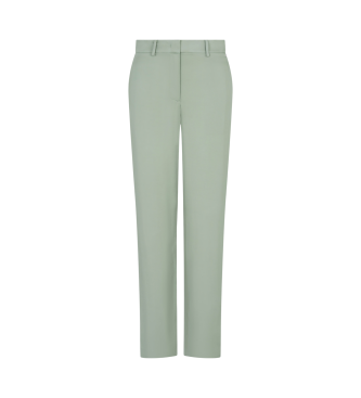 Armani Exchange Pantalon vert  taille moyenne