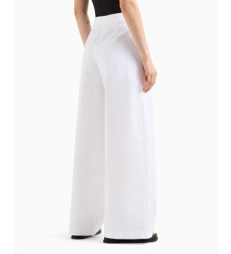 AIX Armani Exchange High Waisted Trousers white