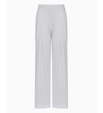 AIX Armani Exchange High Waisted Trousers white