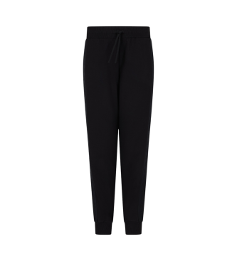 Armani Exchange Pantalon  taille lastique noir