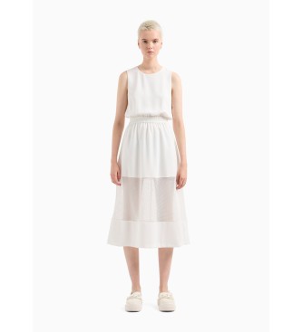 Armani Exchange Midi dress white