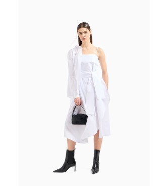Armani Exchange Hvid kjole med sljfe