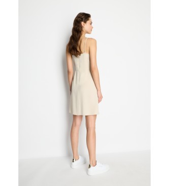 Armani Exchange Off-white table dress