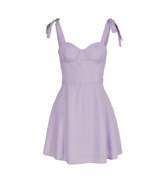 Armani Exchange Lilla kort kjole