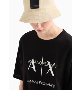 Armani Exchange Vestido Liso negro