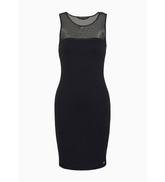 Armani Exchange Black fitted dress