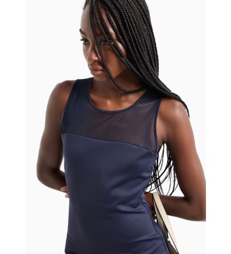 Armani Exchange Fitted dress navy