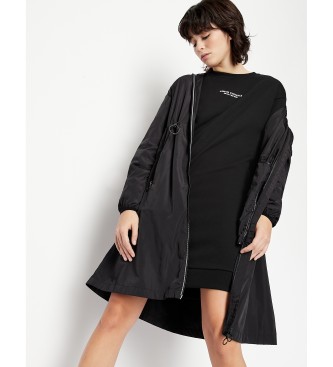 Armani Exchange Robe en sweat-shirt noir