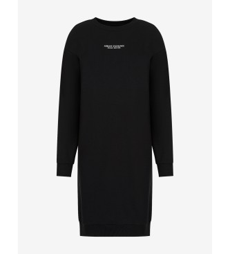 Armani Exchange Robe en sweat-shirt noir