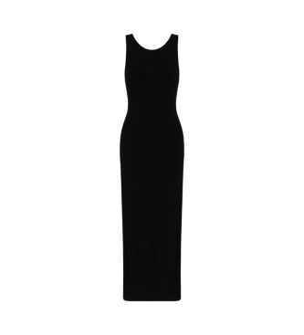 Armani Exchange Schwarzes rmelloses Kleid