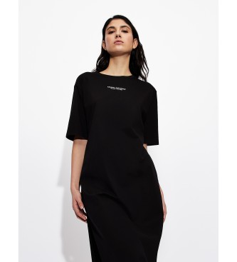 Armani Exchange Black short sleeve dress