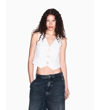 A|X Armani Exchange Waistcoat Soft white