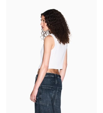 A|X Armani Exchange Waistcoat Soft white