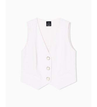 A|X Armani Exchange Waistcoat Soft white