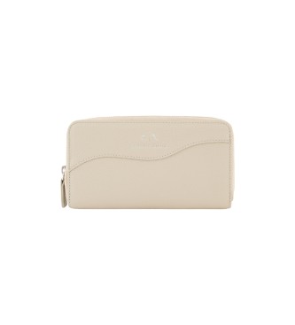 Armani Exchange Borsa beige logata