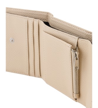 AIX Armani Exchange Cartera Logo beige