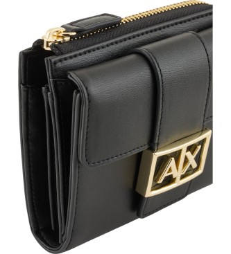 Armani Exchange Logo Wallet Black