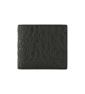 Armani Exchange Portefeuille avec logo noir