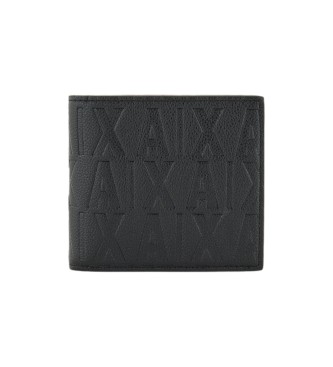 Armani Exchange Portefeuille avec logo noir