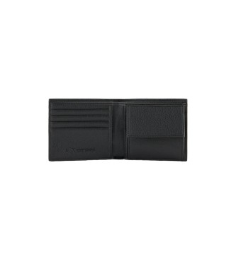 Armani Exchange Cartera logo negro