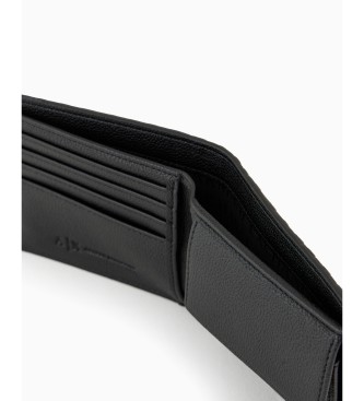 Armani Exchange Portefeuille avec logo noir