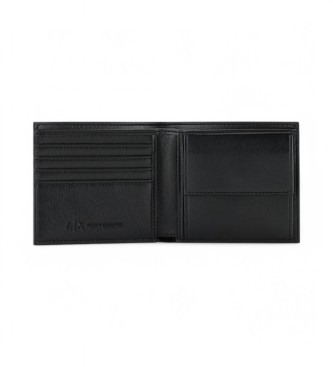 AIX Armani Exchange Cartera Bifold negro