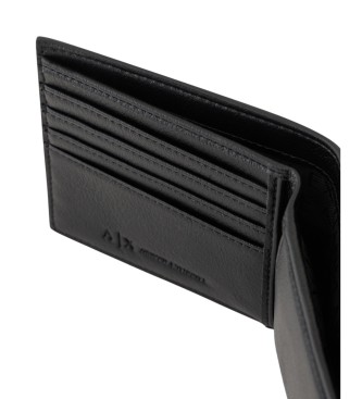 AIX Armani Exchange Cartera Bifold negro