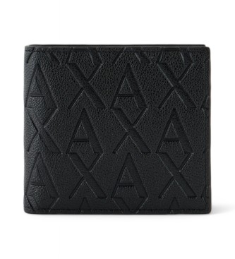 Armani Exchange Portafoglio con logo nero