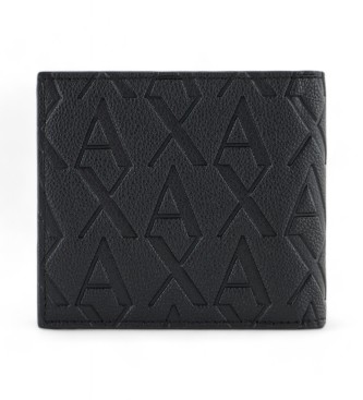 Armani Exchange Portafoglio con logo nero