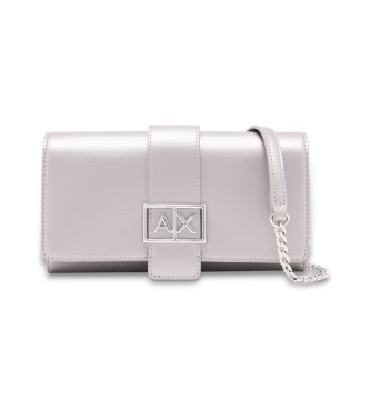 AIX Armani Exchange Cartera con Cadena plateado