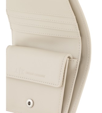 AIX Armani Exchange Cartera Pequea Asv beige