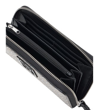 A|X Armani Exchange Bruine Horizontale Portemonnee