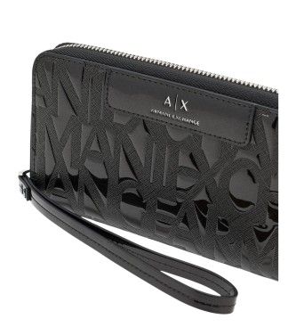 AIX Armani Exchange Cartera Zip negro