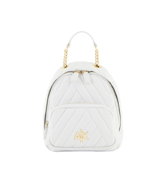 Armani Exchange Mochila Zaino blanco