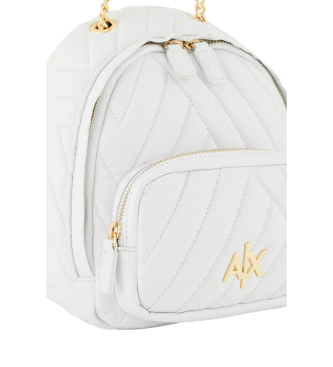 Armani Exchange Mochila Zaino blanco