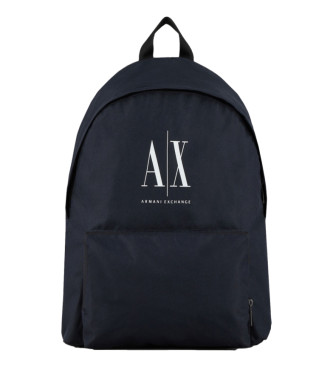 Armani Exchange Mochila casual azul-marinho